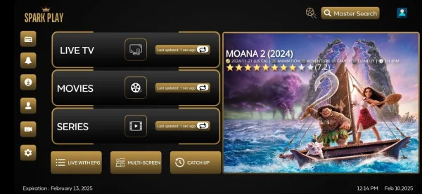 Smarters v4.0.0/TMDB (Dorada)