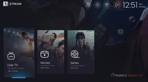 1-Stream Purple Player